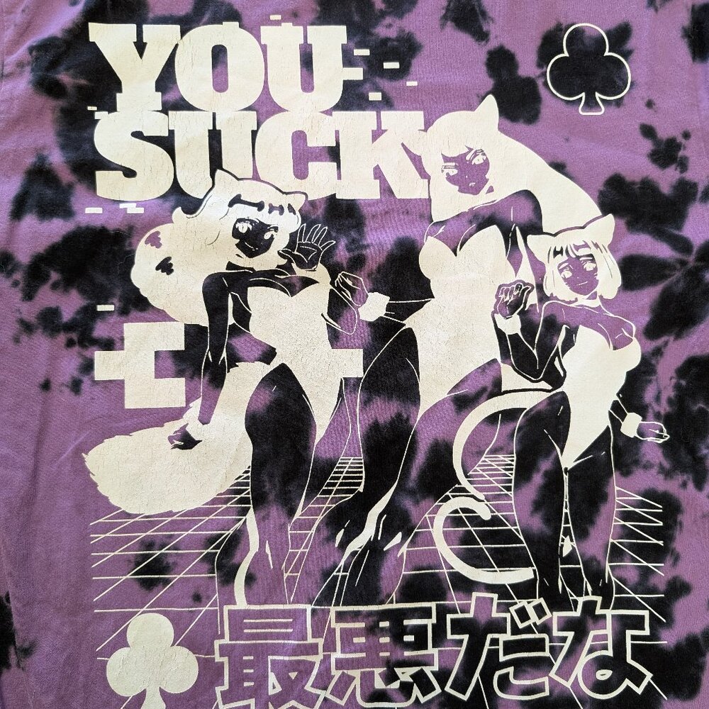 Paymoneywubby PMW Rescue Me Tshirt Tie Dye Purple Limited Edition Men's Medium